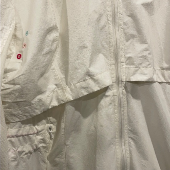 lululemon Run Jacket White/Pink Size 10 - Picture 11 of 12